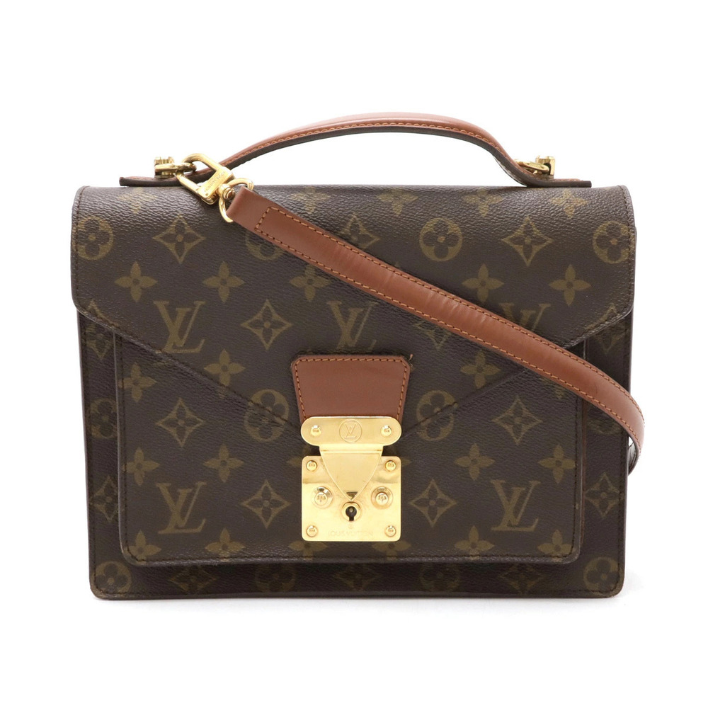 LOUIS VUITTON Monogram Monceau Shoulder Bag Handbag Shoulder Key